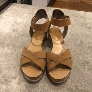 BCBG platform sandals